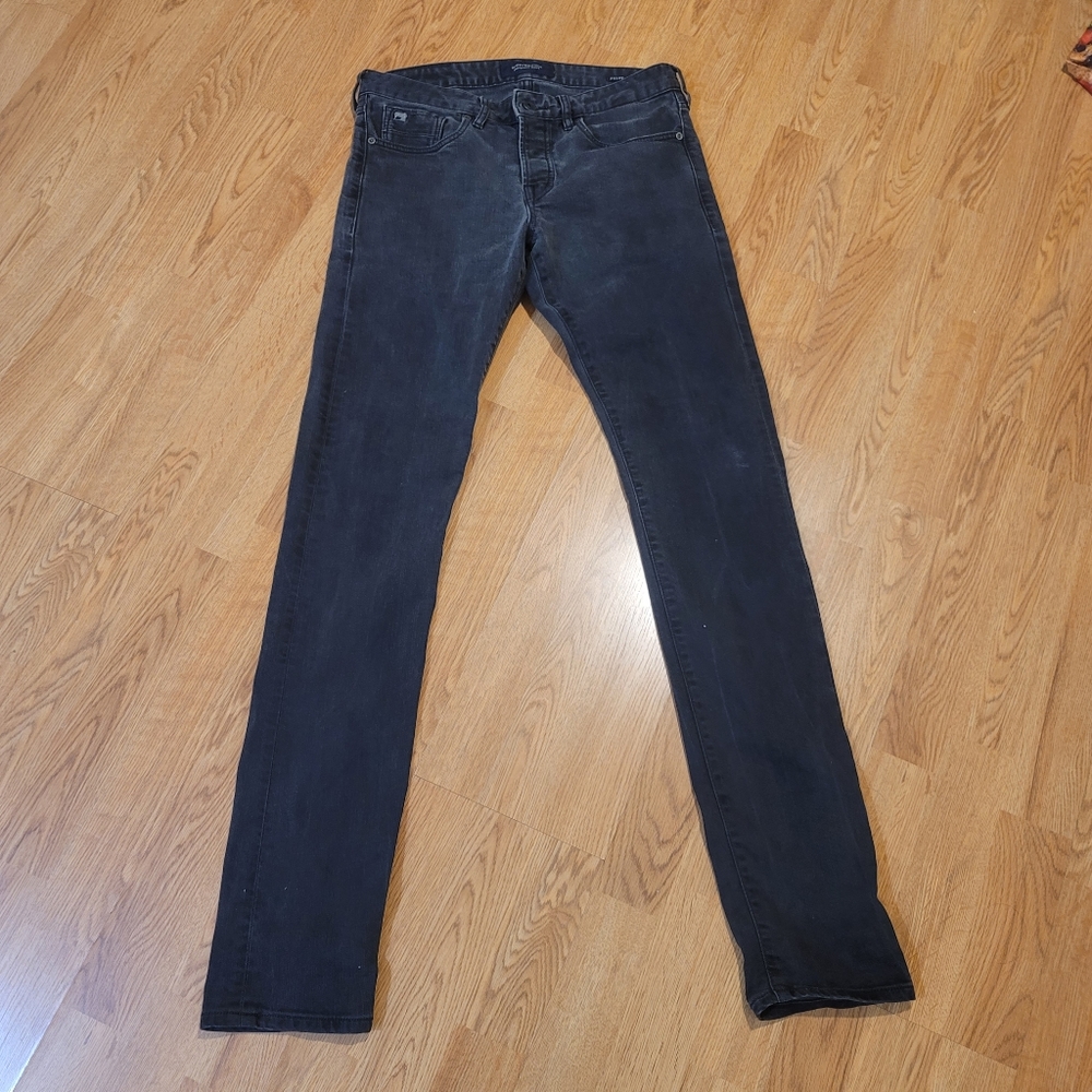 Scotch & Soda Ralston Men's Slim Straight Jeans - Dark Gray 29x 34